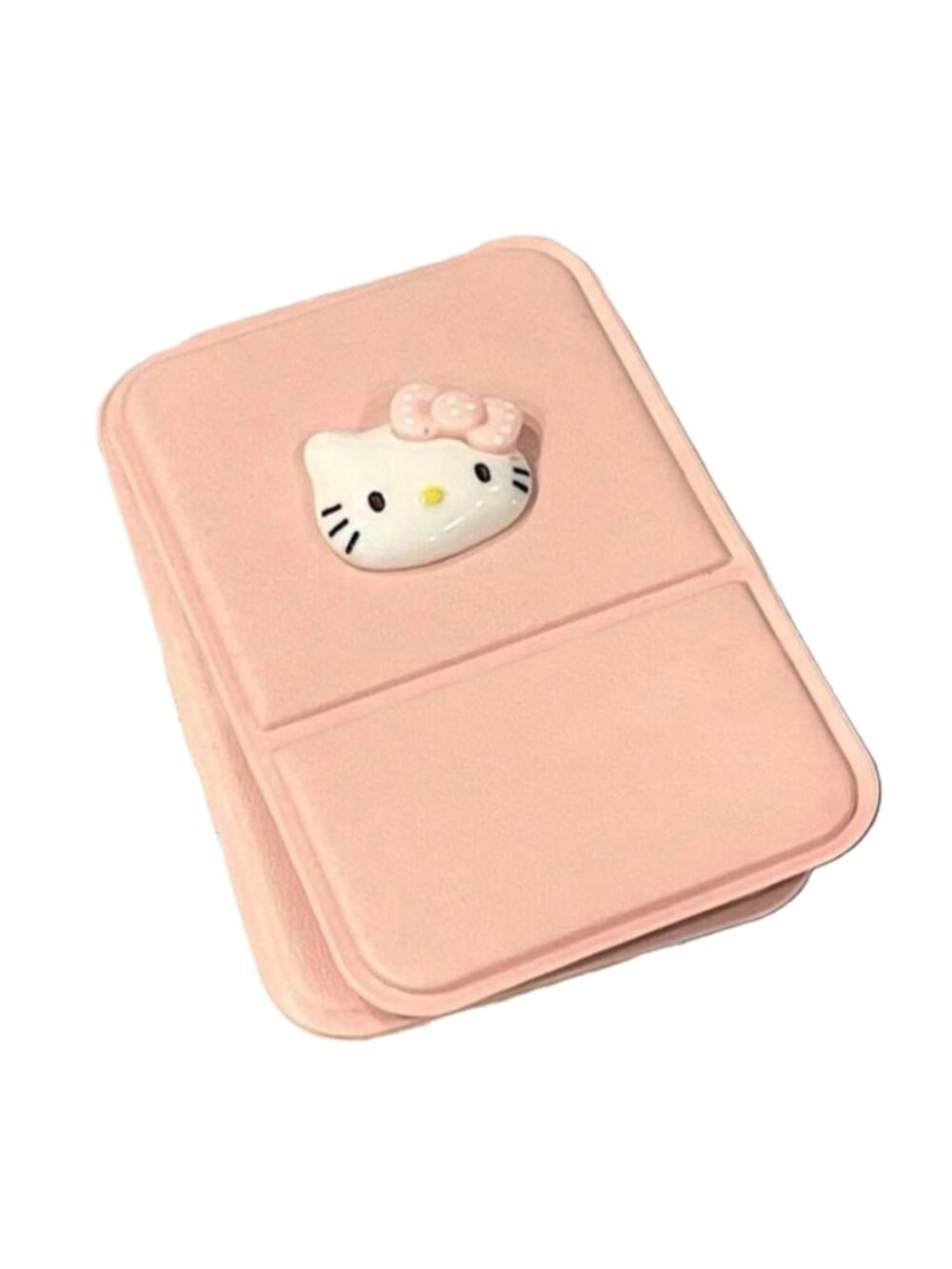 Hello Kitty Pink Folding Compact Mirror Cute Travel Makeup Mirror Portable